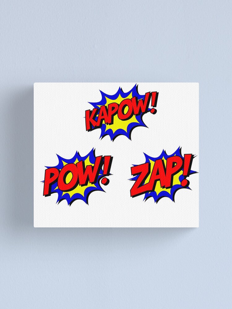 Super Pow Zap Zoom Small Zipper Bag