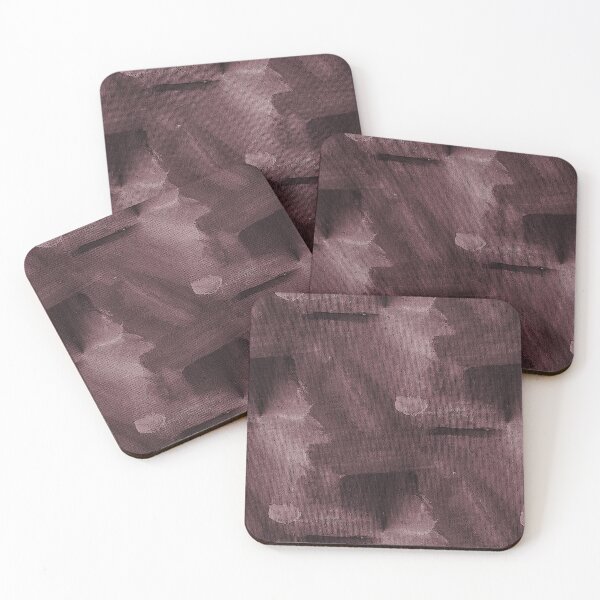 Item preview, Monochromatic Painterly Abstract in Maroon designed and sold by Artistestella.