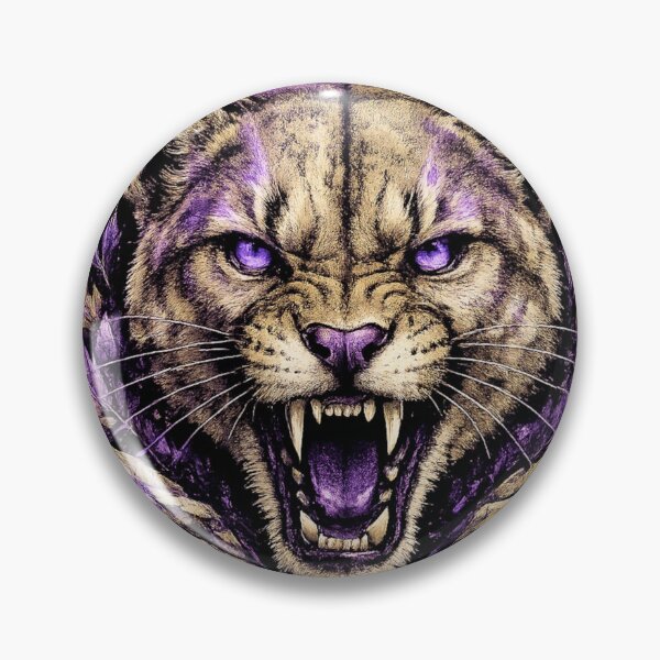 Item preview, Mystic Mountain Lion - Fierce Cougar Art designed and sold by JonelCrafts.