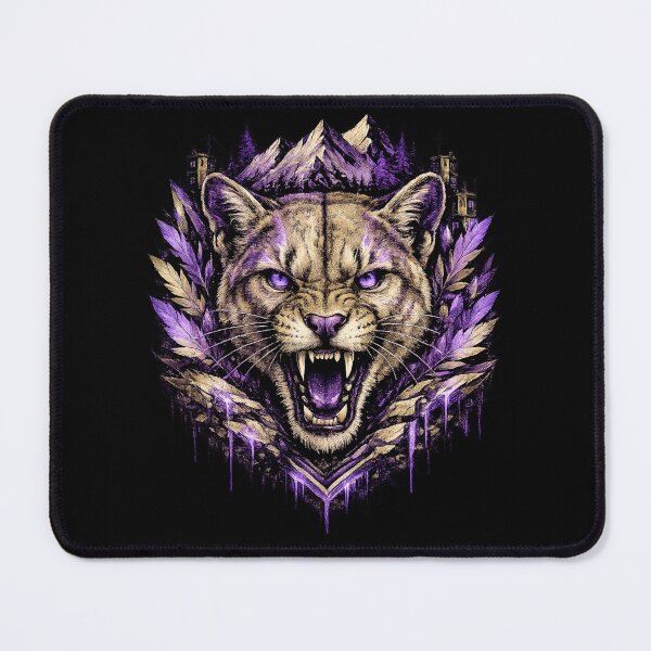 Item preview, Mystic Mountain Lion - Fierce Cougar Art designed and sold by JonelCrafts.