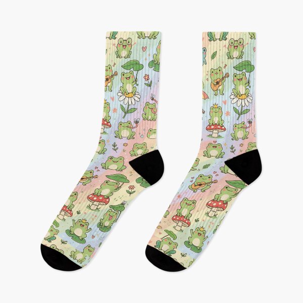 Item preview, Super Cute Kawaii Frogs designed and sold by FunFitsFactory.