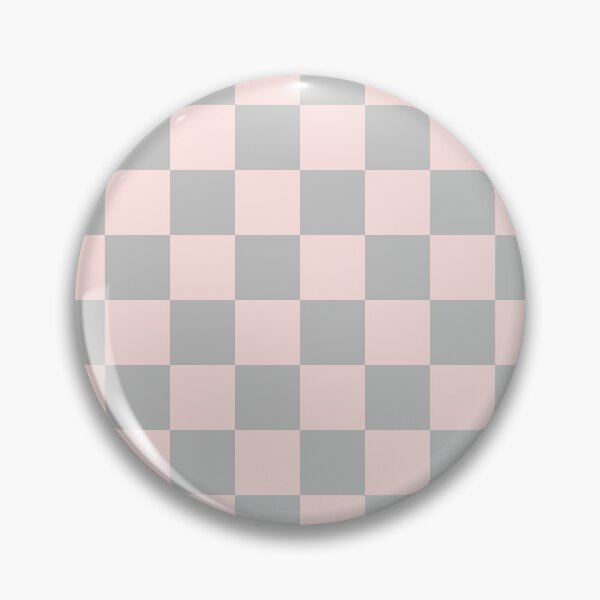Item preview, Misty rose & gray checkered designed and sold by Mint + Midnight.