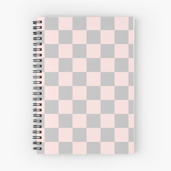 Item preview, Misty rose & gray checkered designed and sold by Mint + Midnight.