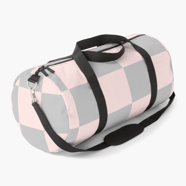 Item preview, Misty rose & gray checkered designed and sold by Mint + Midnight.