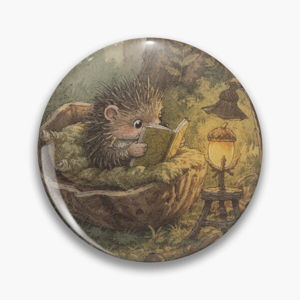 Item preview, Hedgehog's Leaf-Book Bedtime designed and sold by PictorialWhimsy.