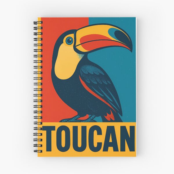 Item preview, Retro Pop Art Poster Illustration of Toucan Bird | Bold Tropical Wildlife Print with Colorful Beak, Exotic Jungle Vibes & Modern Nature Aesthetic | Vintage Animal Wall Art Decor designed and sold by PaintedPixels01.