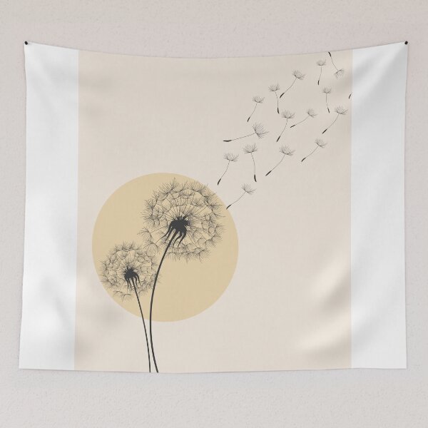Item preview, Dandelion Seed Head Art Print designed and sold by Studio pod Burom.