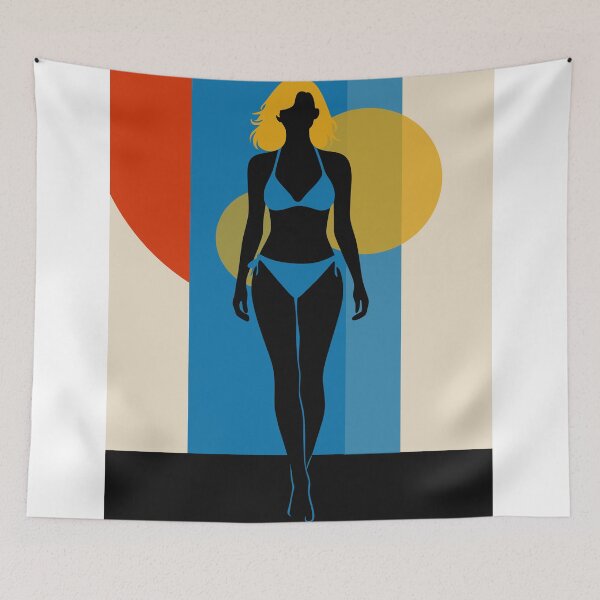 Item preview, Geometric Mid Century Modern Art designed and sold by Studio pod Burom.