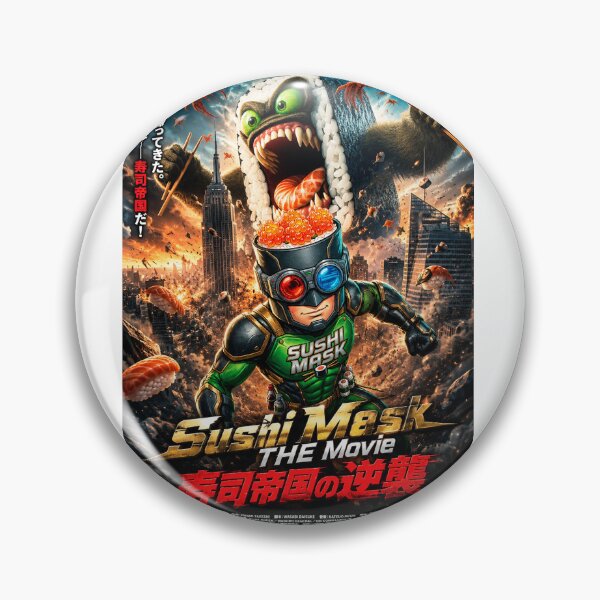Item preview, Sushi Mask The Movie: Revenge of the Sushi Empire designed and sold by Surreal Characters & Cute Pups.
