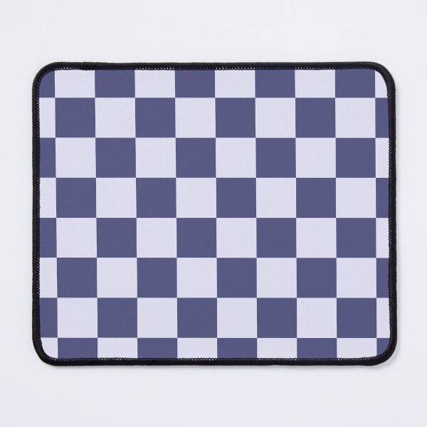 Item preview, Purple navy & lavender mist checkered designed and sold by Mint + Midnight.