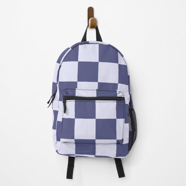 Item preview, Purple navy & lavender mist checkered designed and sold by Mint + Midnight.