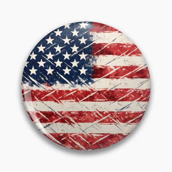 Item preview, Distressed American Flag Vintage Patriotic USA designed and sold by Byte-shirt.