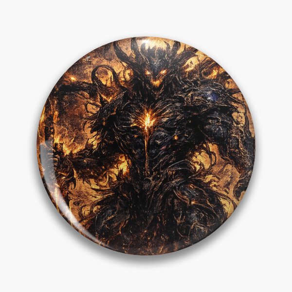 Item preview, The Demon King of Eternal Flames – Epic Fantasy Sticker designed and sold by BLK.DESIGN.