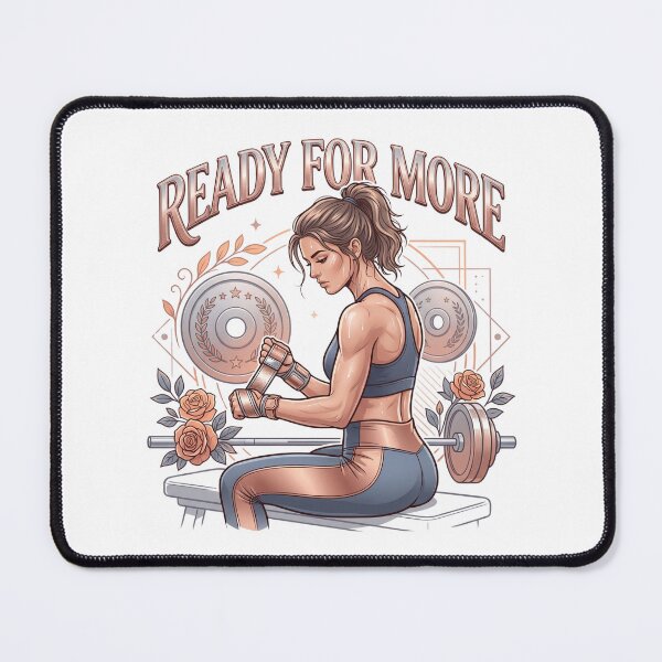 Item preview, Fierce "Ready For More" Female Athlete Art! designed and sold by pradeepvisuals.
