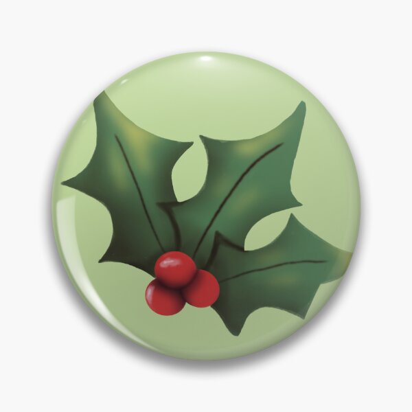 Item preview, Christmas mistletoe in watercolor designed and sold by tornasolhaze.
