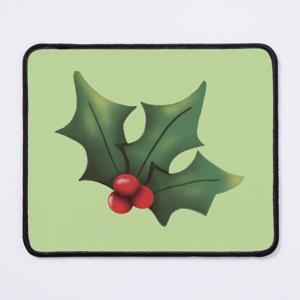 Item preview, Christmas mistletoe in watercolor designed and sold by tornasolhaze.