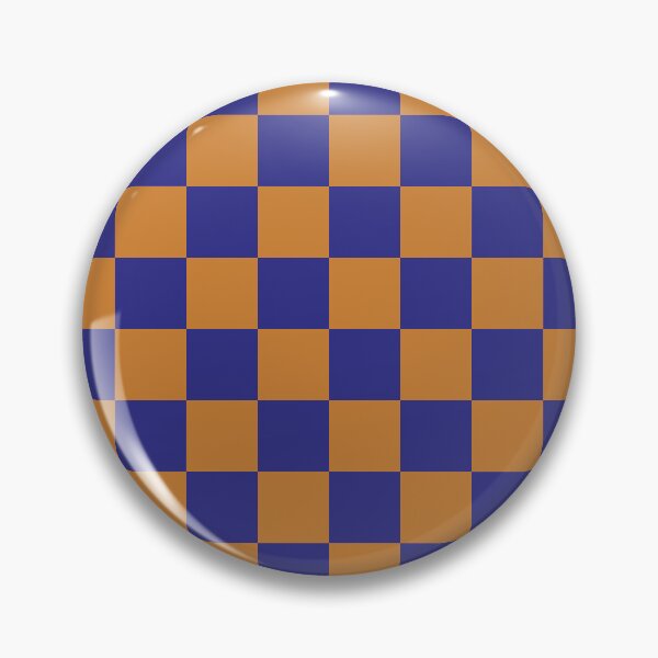 Item preview, Cosmic cobalt & bronze checkered designed and sold by Mint + Midnight.