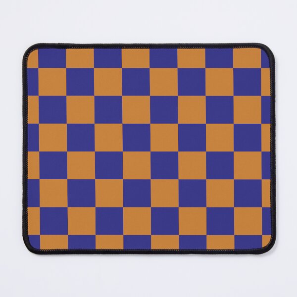 Item preview, Cosmic cobalt & bronze checkered designed and sold by Mint + Midnight.
