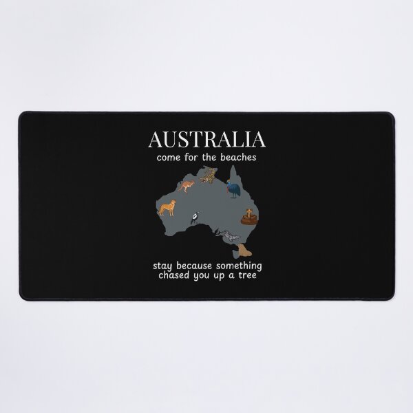 Item preview, Australia: Come for the Beaches Funny Quote designed and sold by Starlett Designs.