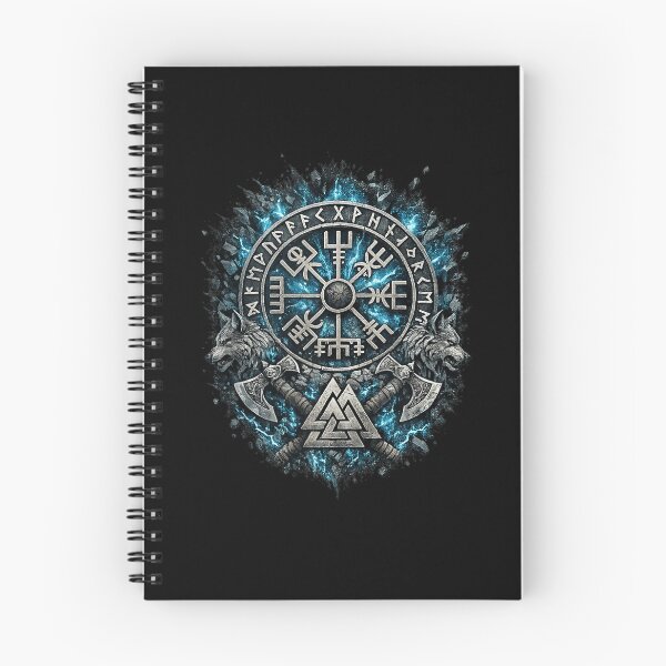 Item preview, Vegvisir Nordic Rune Poster Design Today Graphic Art designed and sold by JanetDArteaga.