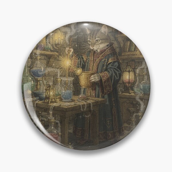 Item preview, The Cat Alchemist designed and sold by PictorialWhimsy.