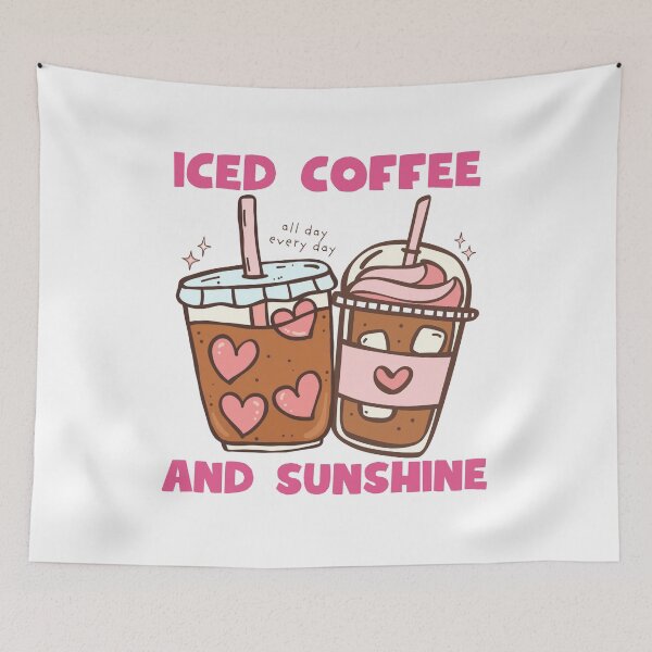 Item preview, Iced Coffee And Sunshine designed and sold by thebest-2studio.