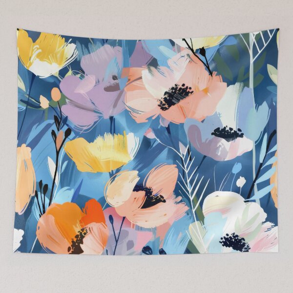 Item preview, Sophisticated Colorful Floral Abstract Contemporary Trendy Design designed and sold by DEC02.
