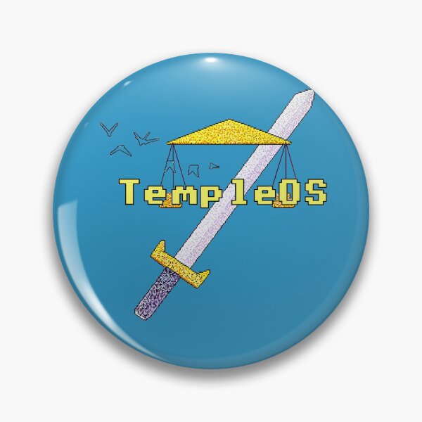 Item preview, Templeos Terry A. Davis designed and sold by NoThoughtsCat.