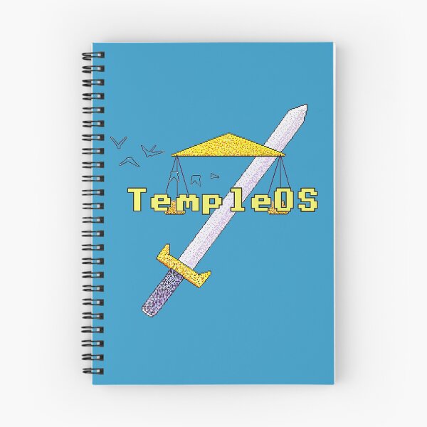 Item preview, Templeos Terry A. Davis designed and sold by NoThoughtsCat.