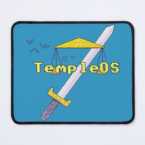 Item preview, Templeos Terry A. Davis designed and sold by NoThoughtsCat.