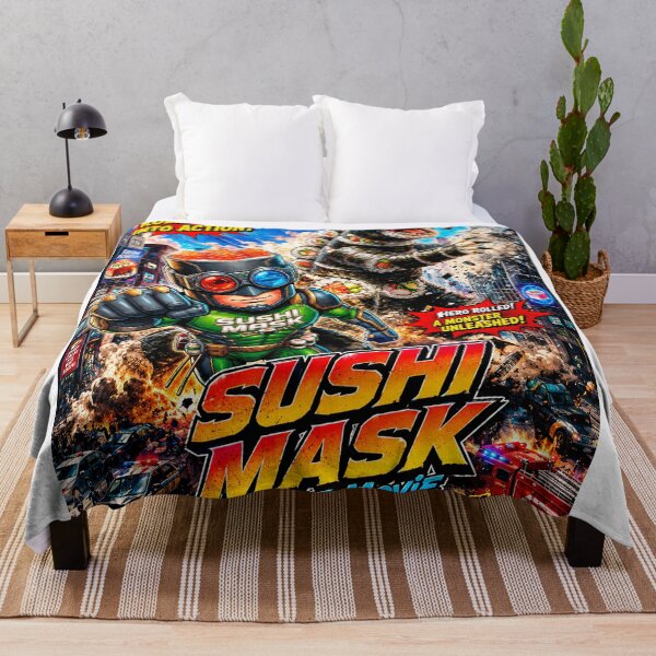 Item preview, Sushi Mask The Movie: Revenge of the Maki Monster designed and sold by Surreal Characters & Cute Pups.