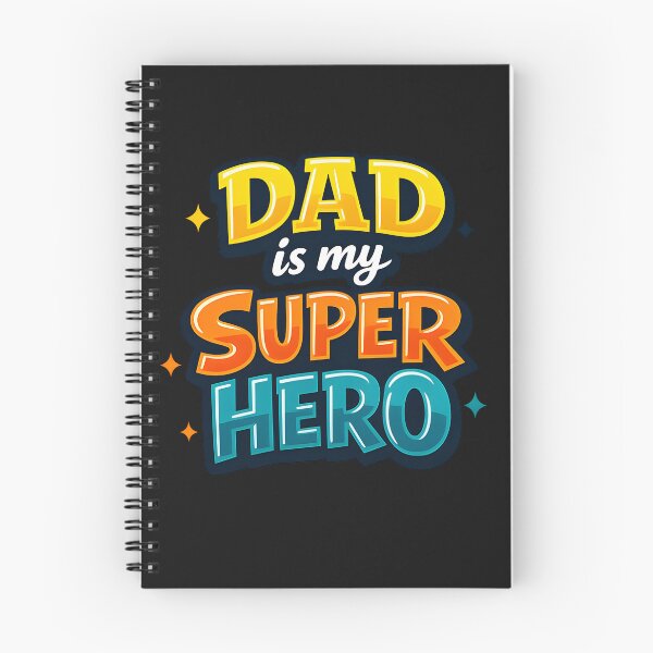 Item preview, Dad Is My Super Hero Funny Father Typography designed and sold by Byte-shirt.