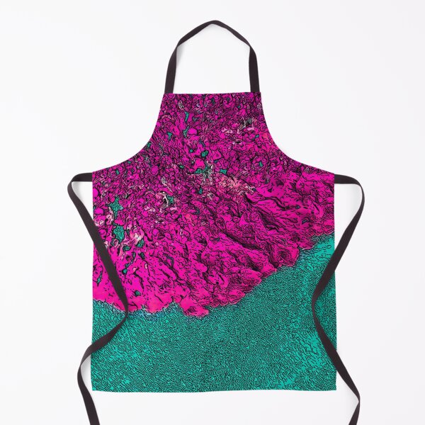 Item preview, Pink Lichen Turquoise Water designed and sold by Brightside-art.