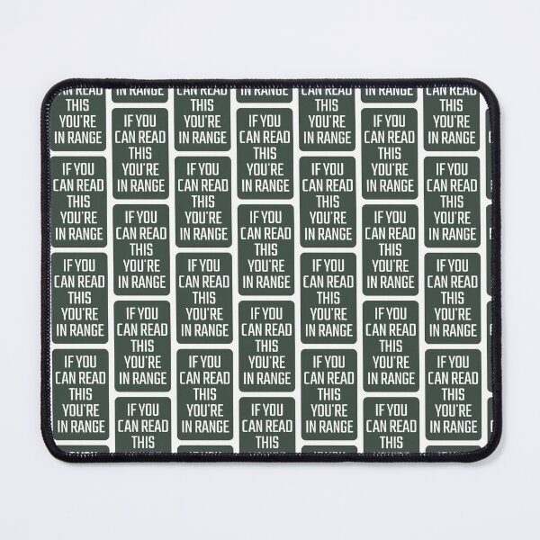 Item preview, If You Can Read This, You're In Range Warning Sign designed and sold by nbcryptid.
