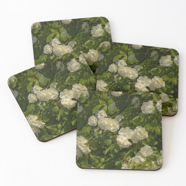 Item preview, White flowers on the walking path designed and sold by SubbieArt.