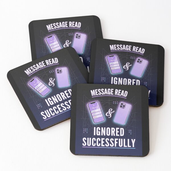Item preview, Ignored Successfully Sarcastic Meme Quote designed and sold by QuirkyCloud Designs.