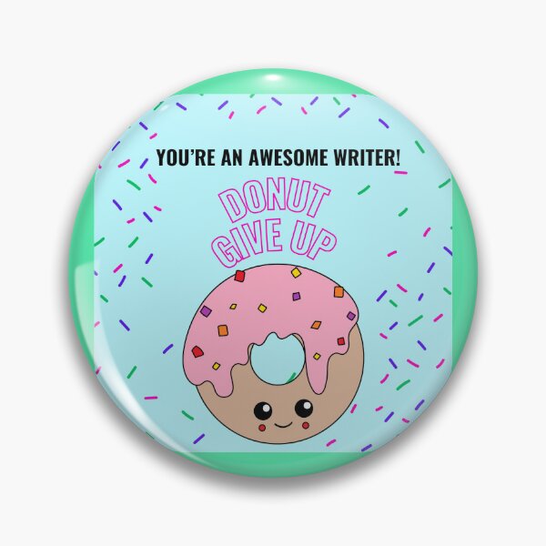 Item preview, Donut Give Up! designed and sold by Mayday Designs.