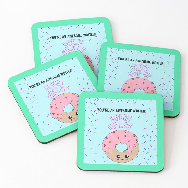 Item preview, Donut Give Up! designed and sold by Mayday Designs.
