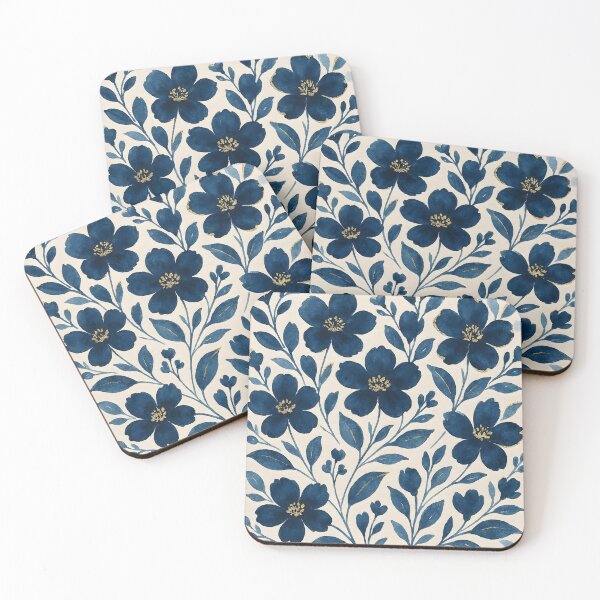 Item preview, Navy Floral  designed and sold by GraphicsClub.
