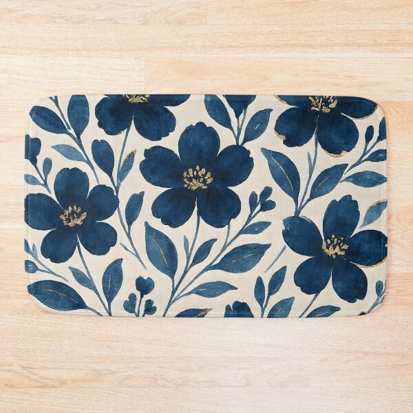 Item preview, Navy Floral  designed and sold by GraphicsClub.