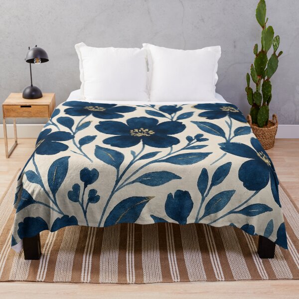 Item preview, Navy Floral designed and sold by GraphicsClub.