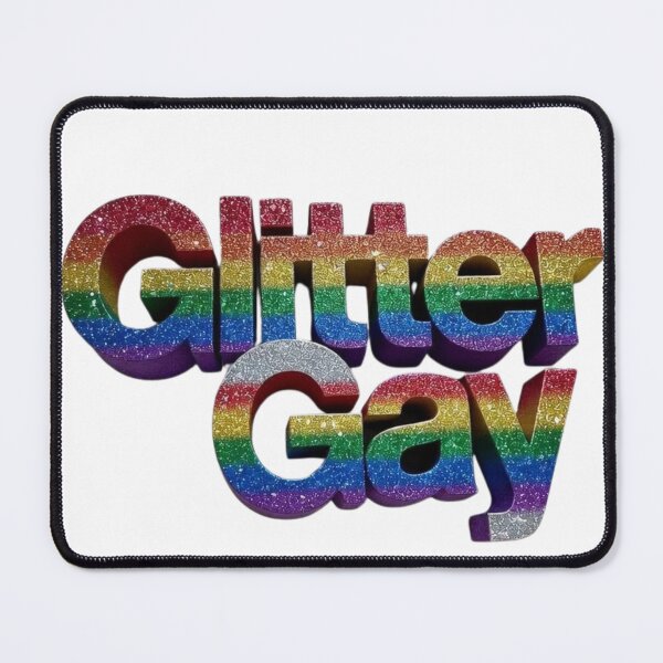 Item preview, Retro Wavy "Glitter Gay" Sublimation PNG – 70s Psychedelic Rainbow Pride Design designed and sold by CodellCreations.