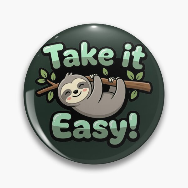 Item preview, Take It Easy Sloth Kawaii Graphic Art designed and sold by Art-spree.
