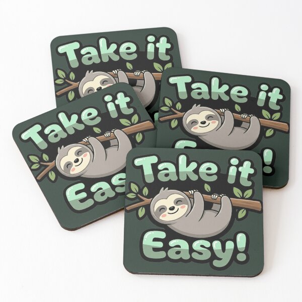 Item preview, Take It Easy Sloth Kawaii Graphic Art designed and sold by Art-spree.