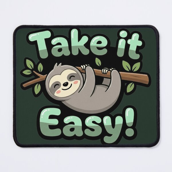 Item preview, Take It Easy Sloth Kawaii Graphic Art designed and sold by Art-spree.