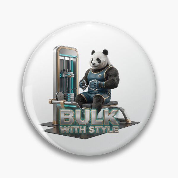 Item preview, Viral "Bulk With Style" Panda Bodybuilder! designed and sold by pradeepvisuals.