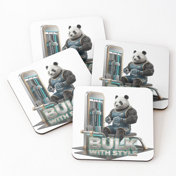 Item preview, Viral "Bulk With Style" Panda Bodybuilder! designed and sold by pradeepvisuals.