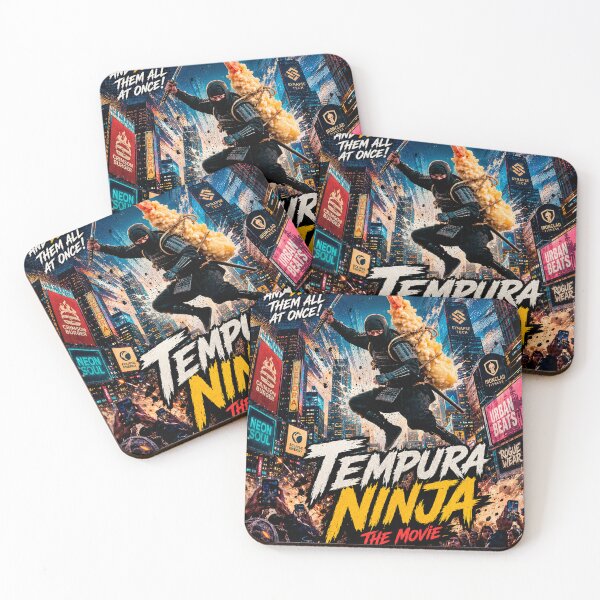 Item preview, Tempura Ninja The Movie: Crispy Justice Is Served! designed and sold by Surreal Characters & Cute Pups.