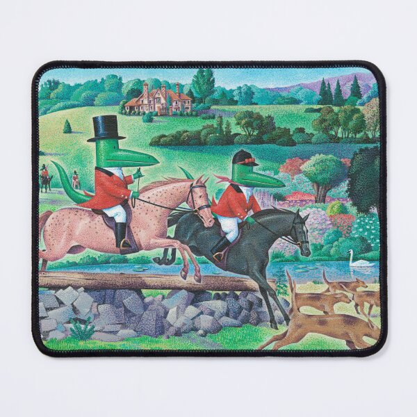Item preview, The Hunt with Maurice Chevalligator designed and sold by Prints by Tracy Sabin.