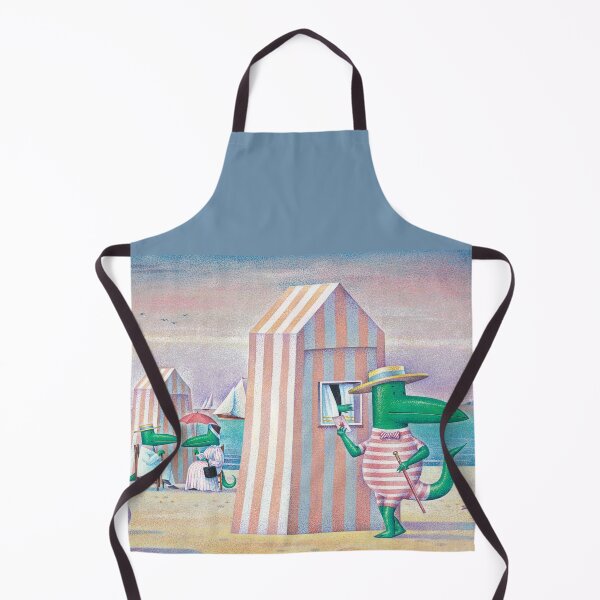 Item preview, Amour on the Shore with Maurice Chevalligator designed and sold by Prints by Tracy Sabin.